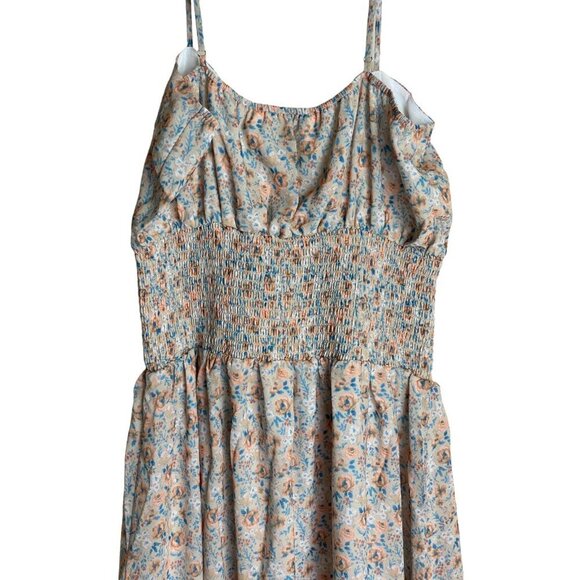 Shabby Chic NWT $128 The Marley Smudge Floral Cottagecore Mini Dress Womens Med - Picture 11 of 13